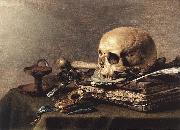 CLAESZ, Pieter Vanitas Still-Life gd oil on canvas